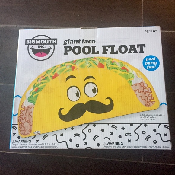 Big Mouth Inc Other - Big Mouth Giant Taco Pool Summer Float
